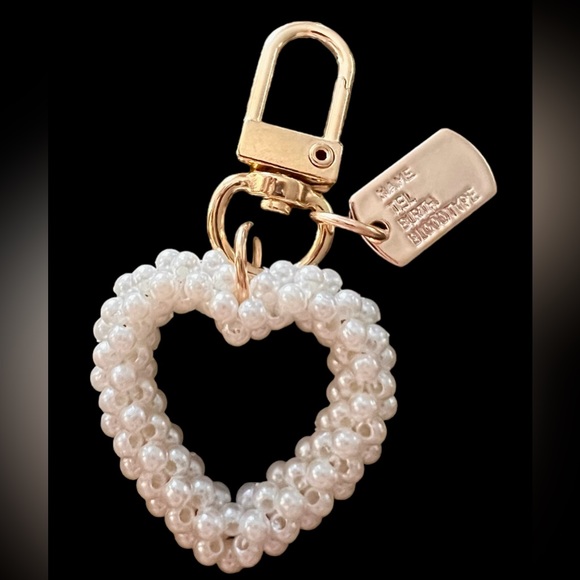 Heart ZIPPER PULL KEY CHAIN PURSE BACKPACK PULL - Picture 2 of 2